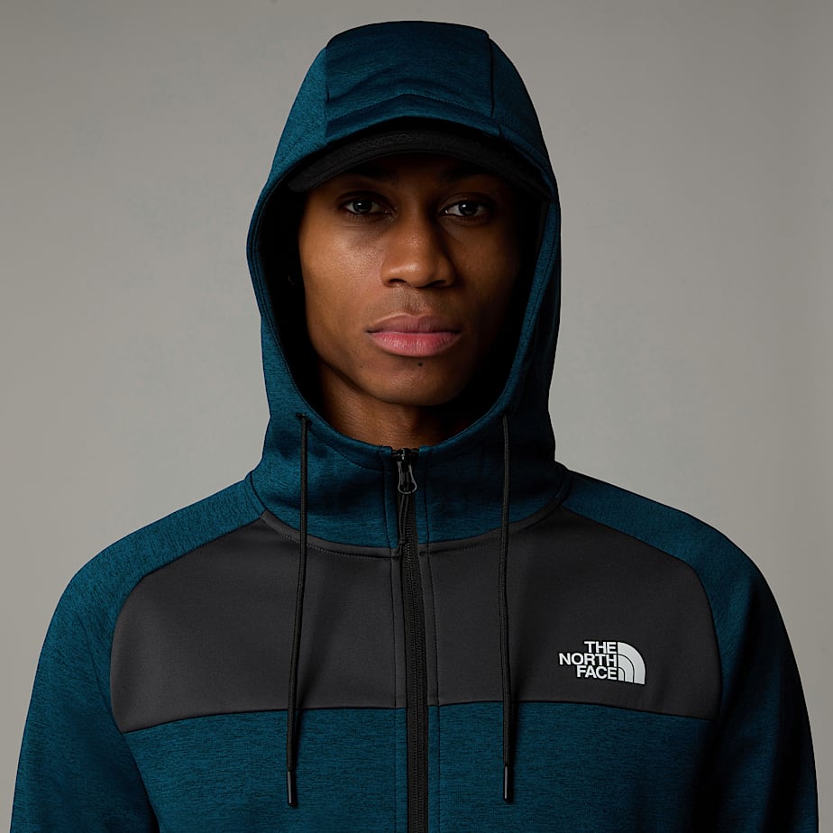 The North Face Reaxion Fleece Full-Zip Hoodie Herr Grå | NF0A57J2V