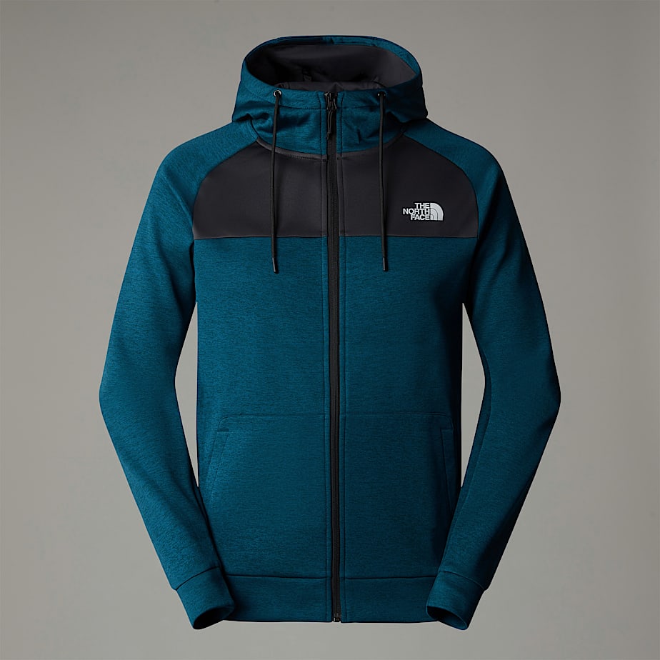 The North Face Reaxion Fleece Full-Zip Hoodie Herr Grå | NF0A57J2V