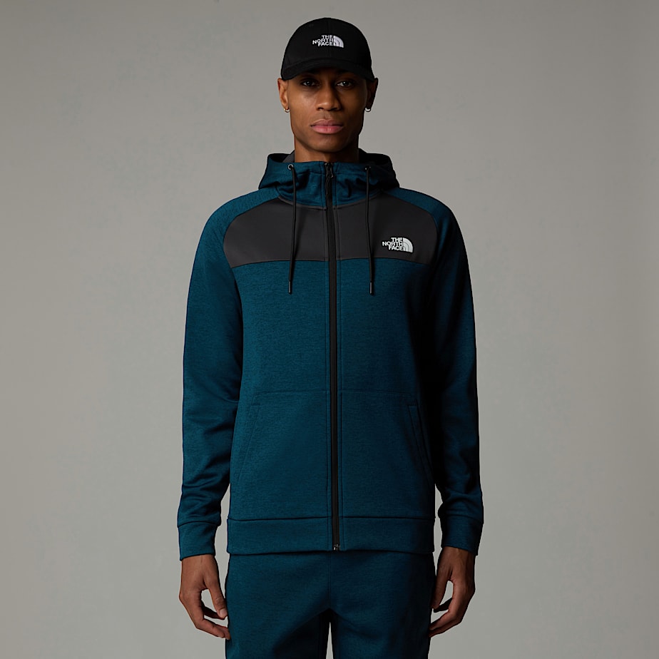The North Face Reaxion Fleece Full-Zip Hoodie Herr Grå | NF0A57J2V