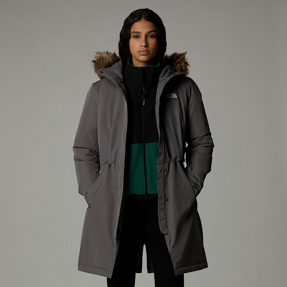 The North Face Recycled Zaneck Parka Dam Grå | NF0A48A8L