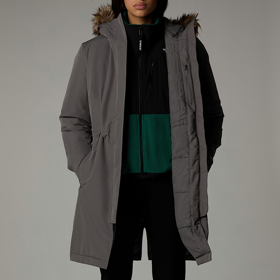 The North Face Recycled Zaneck Parka Dam Grå | NF0A48A8L