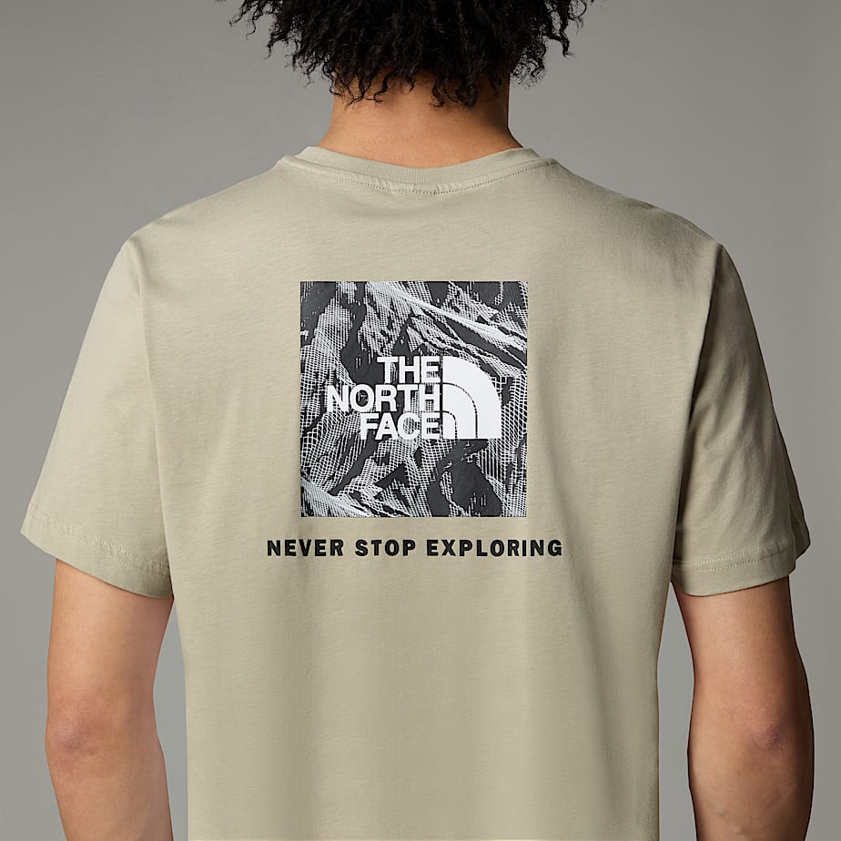 The North Face Redbox Graphic T-shirt Herr Beige | NF0A69C0S