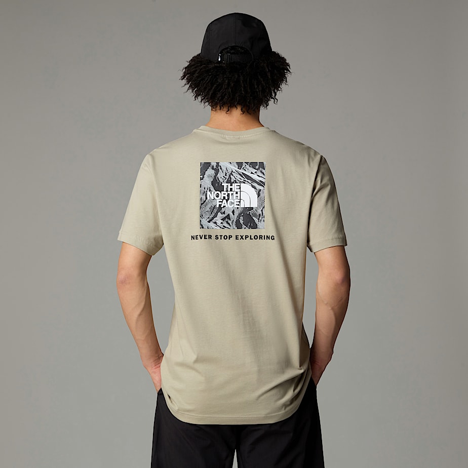 The North Face Redbox Graphic T-shirt Herr Beige | NF0A69C0S