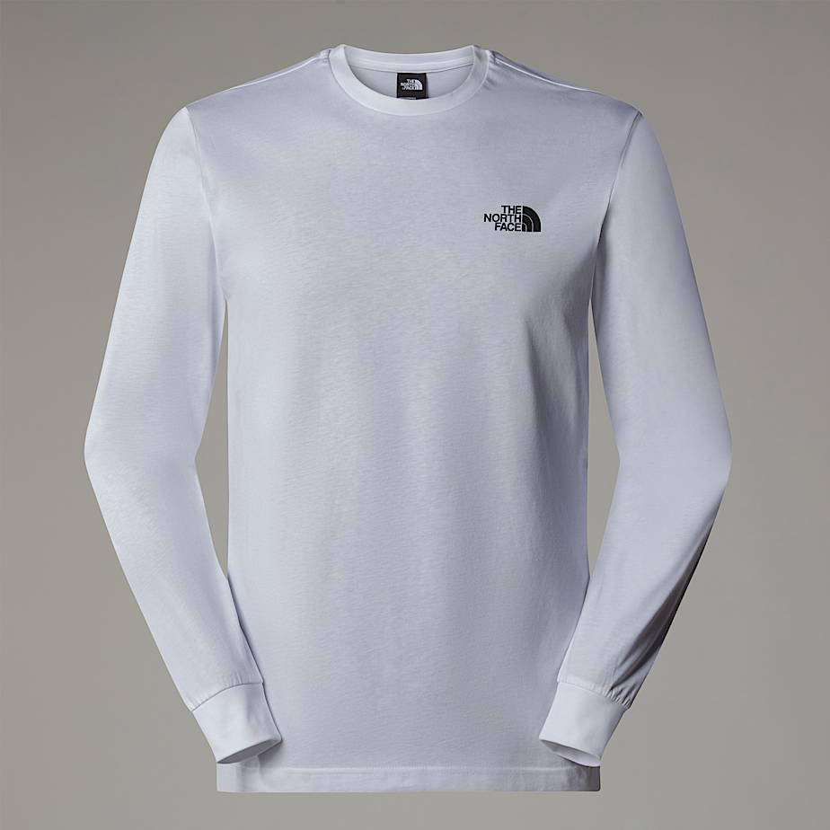 The North Face Redbox Long-Sleeve T-shirt Herr Vita | NF0A96R7N