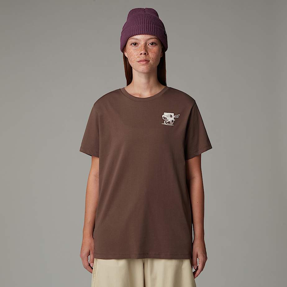 The North Face Relaxed Cartoon T-shirt Dam Bruna | NF0A89F1W