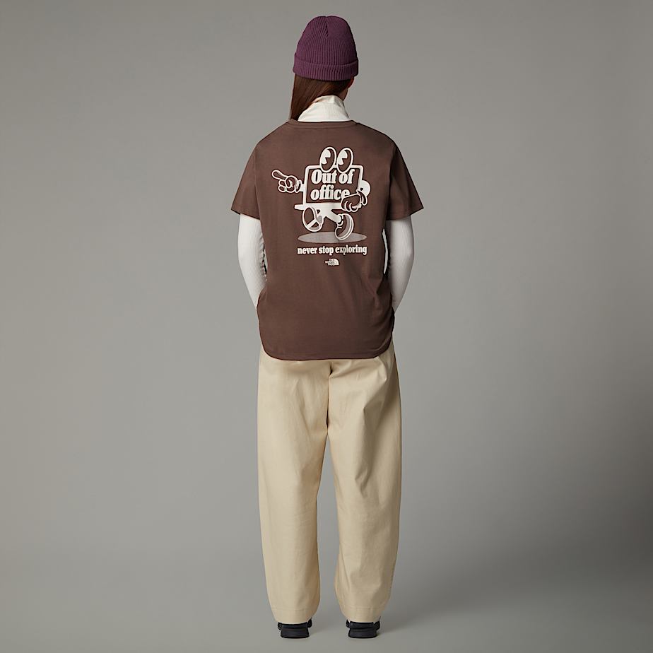 The North Face Relaxed Cartoon T-shirt Dam Bruna | NF0A89F1W