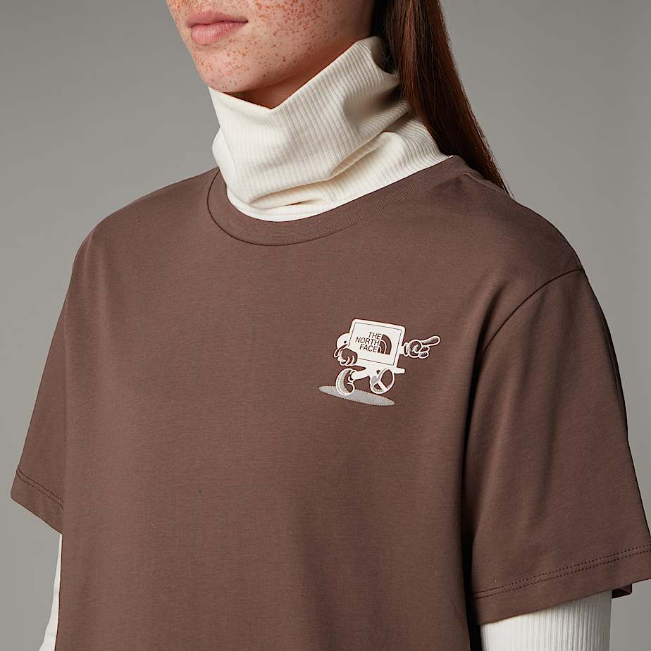 The North Face Relaxed Cartoon T-shirt Dam Bruna | NF0A89F1W