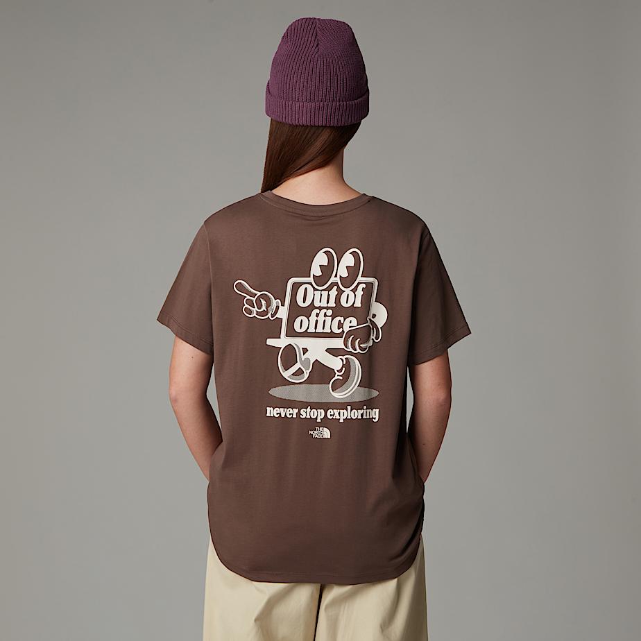 The North Face Relaxed Cartoon T-shirt Dam Bruna | NF0A89F1W