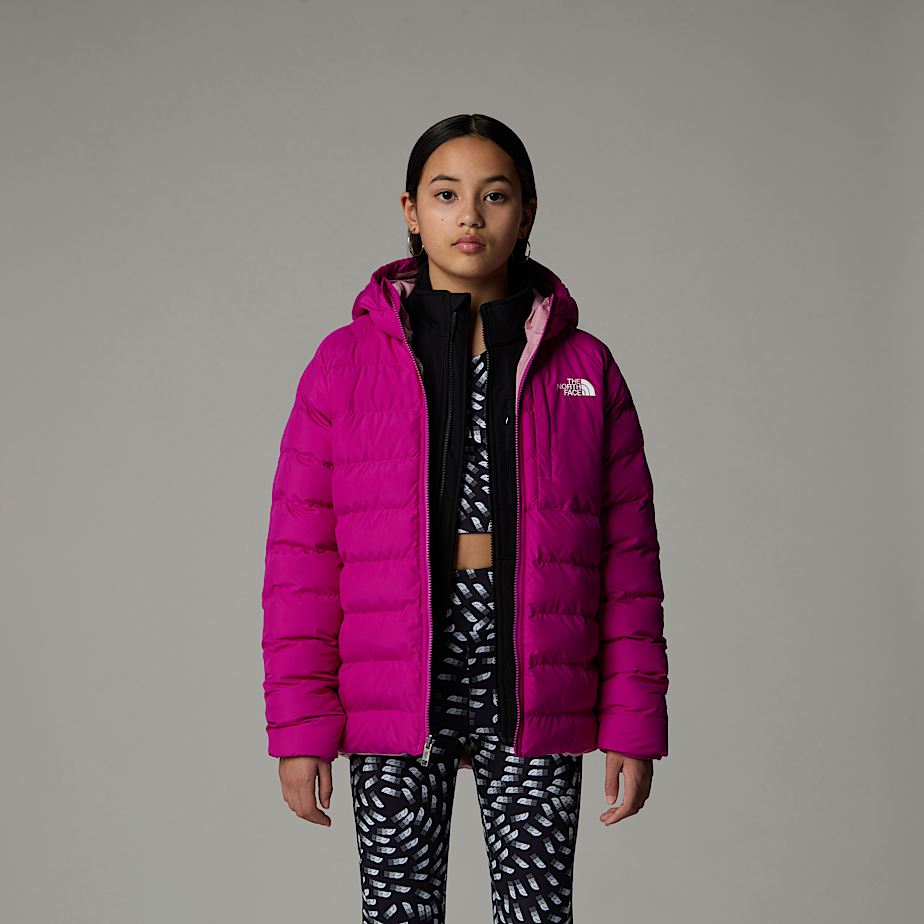 The North Face Reversible Perrito Jackor Barn Fuchsia | NF0A48G0I