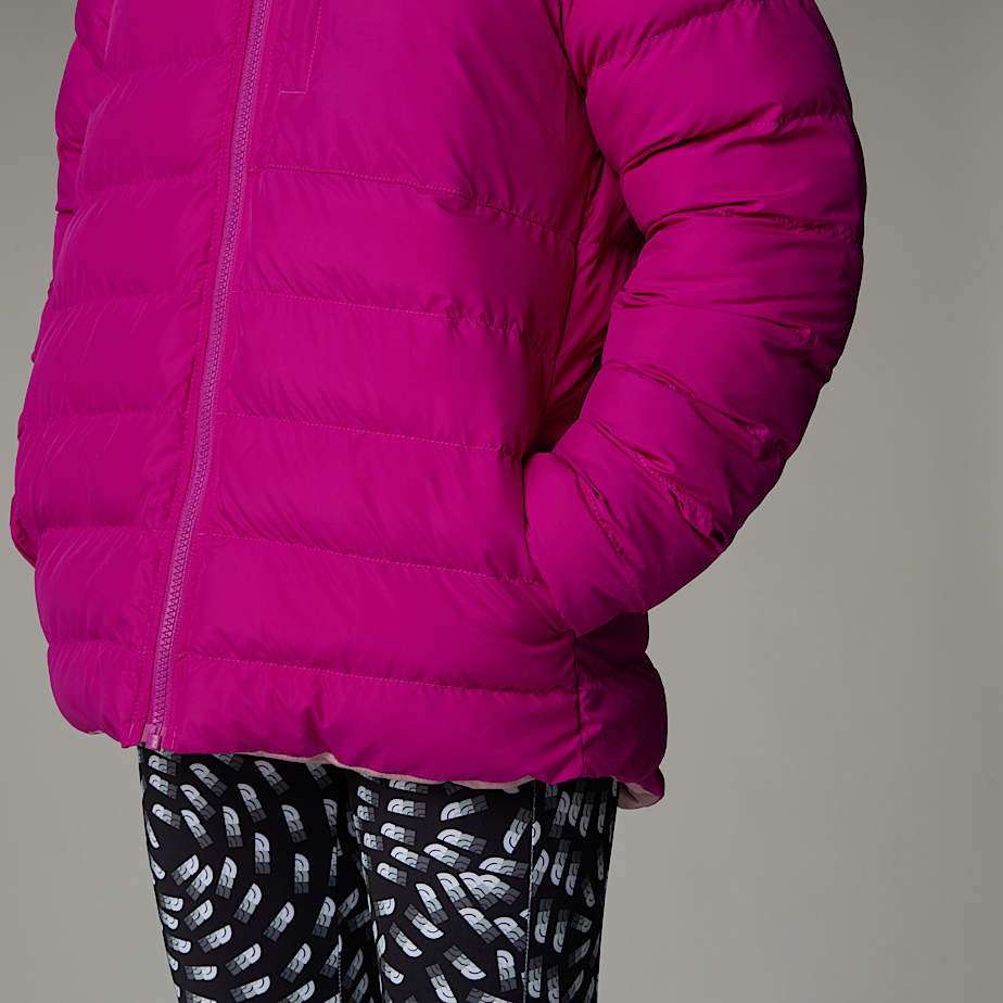 The North Face Reversible Perrito Jackor Barn Fuchsia | NF0A48G0I