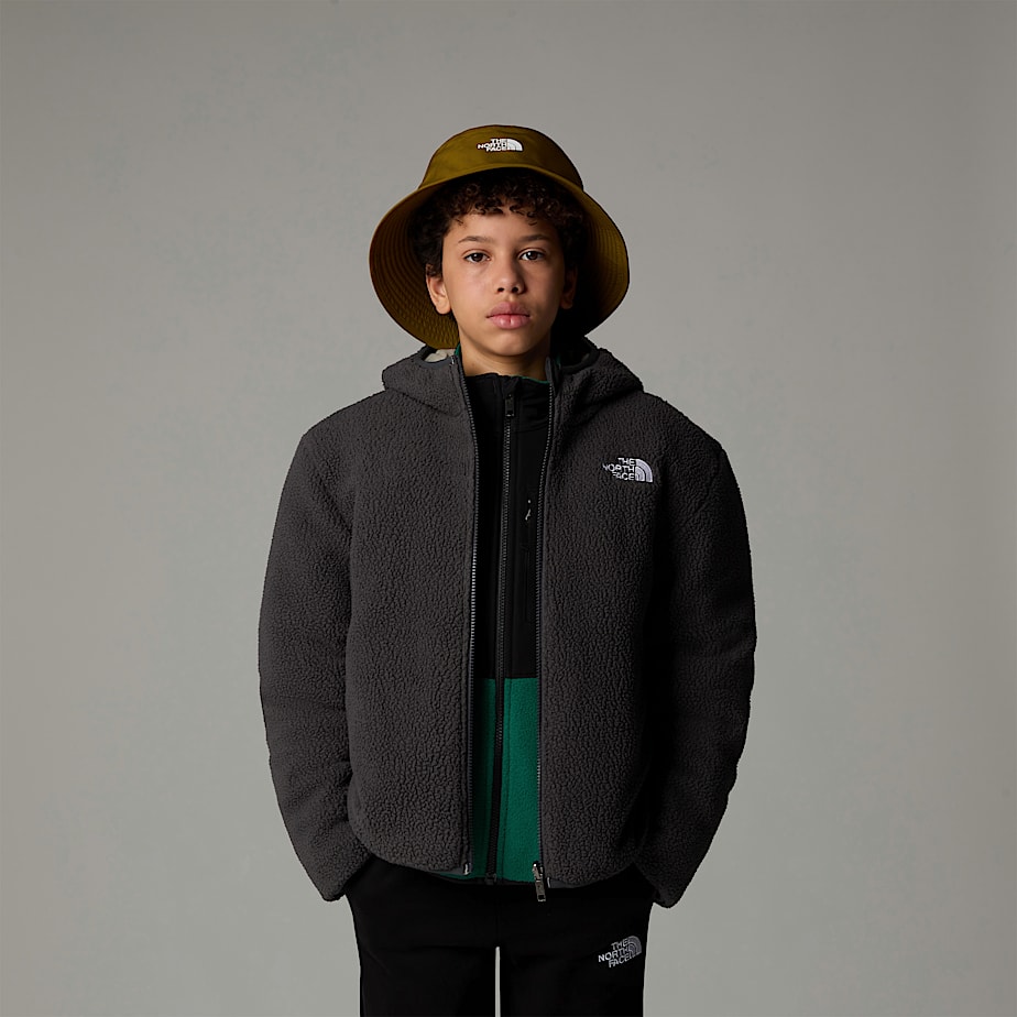 The North Face Reversible Shasta Full-Zip Hooded Jackor Barn Grå | NF0A71J0Y