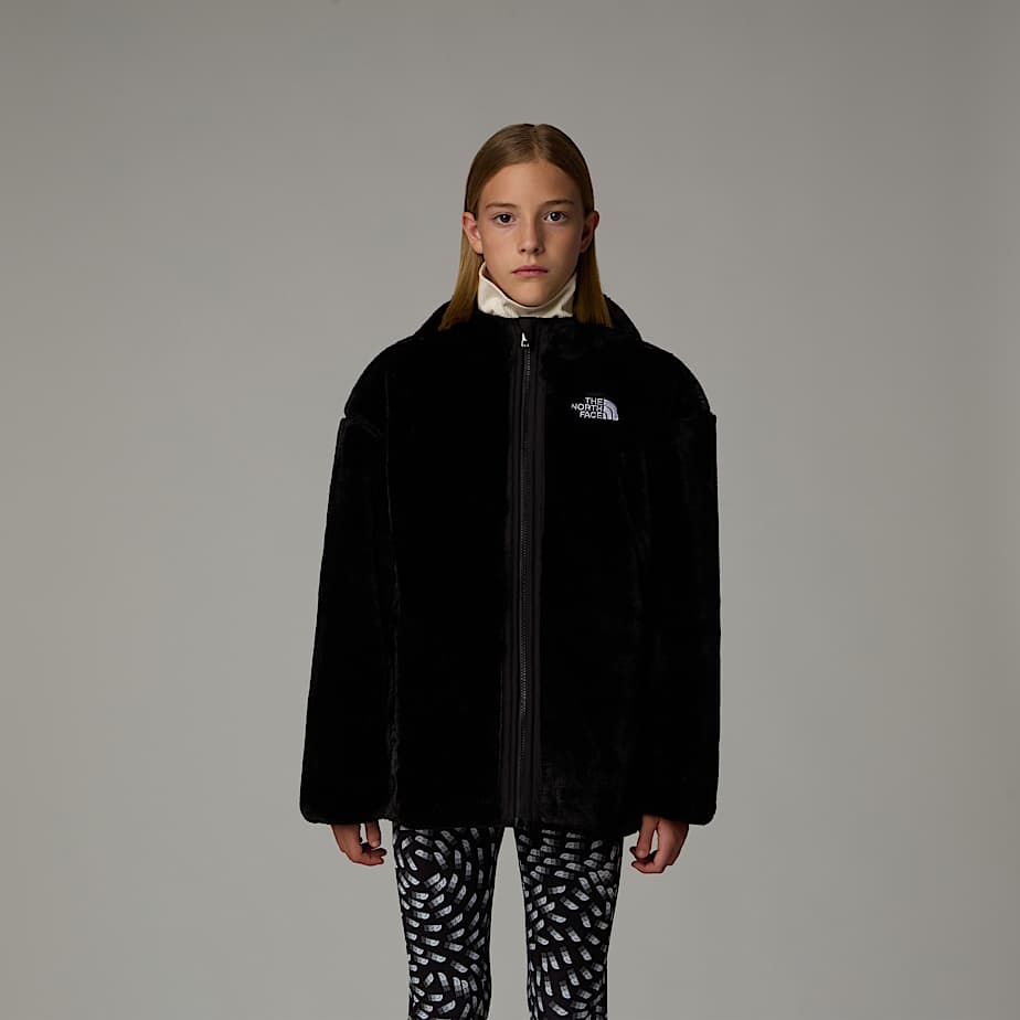 The North Face Reversible Shasta Hooded Parka Barn Svarta | NF0A52B3L