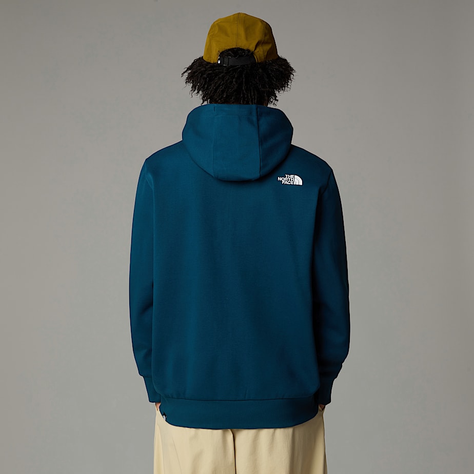 The North Face Simple Dome Full-Zip Hoodie Herr Marinblå | NF0A76Y4R