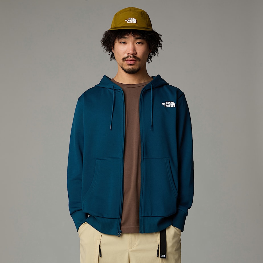 The North Face Simple Dome Full-Zip Hoodie Herr Marinblå | NF0A76Y4R