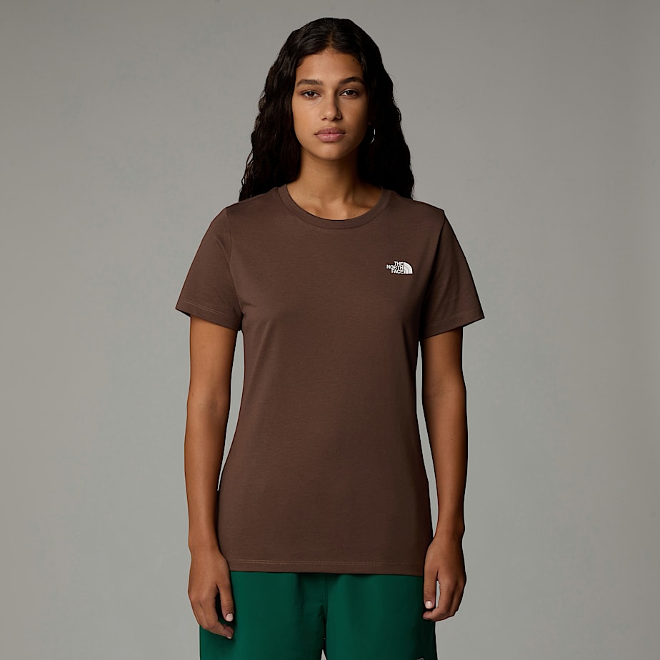 The North Face Simple Dome T-shirt Dam Bruna | NF0A63D9J