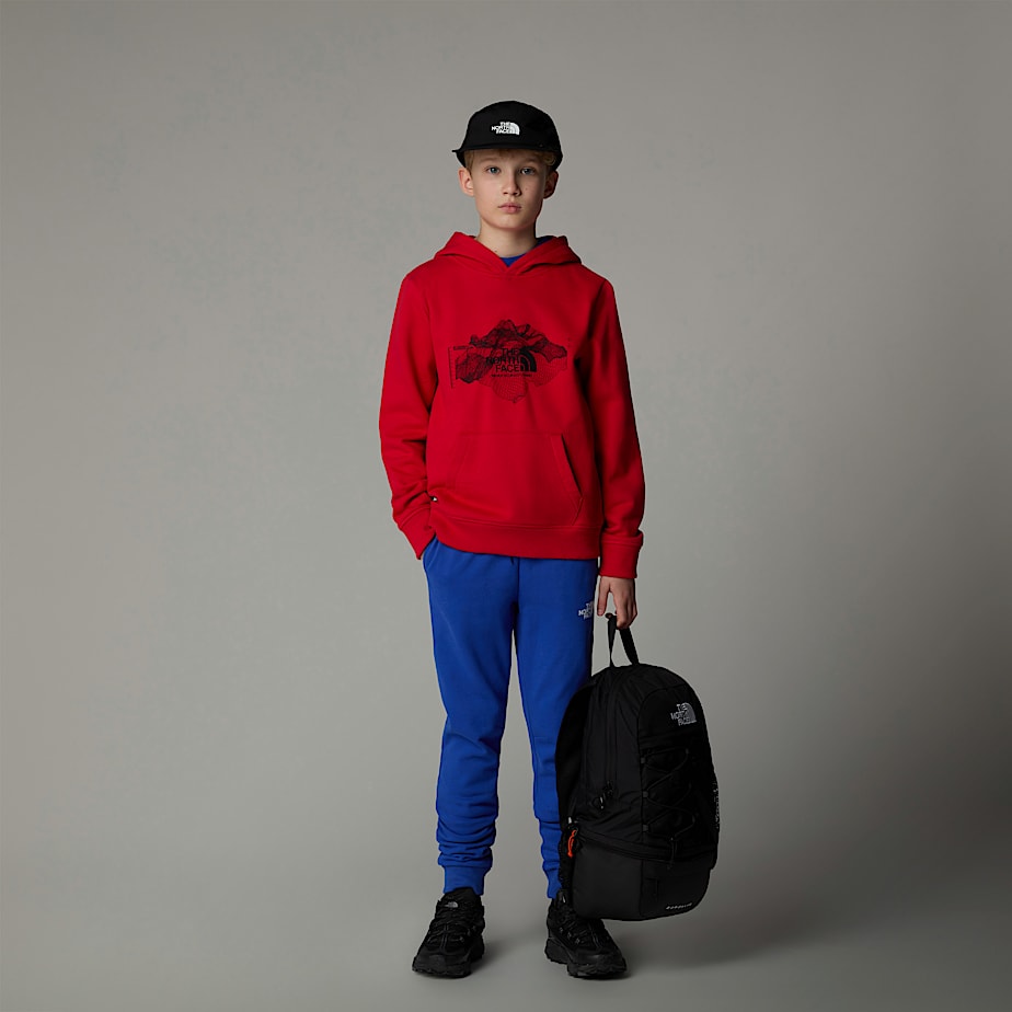 The North Face Topographic Hoodie Barn Röda | NF0A58I9F