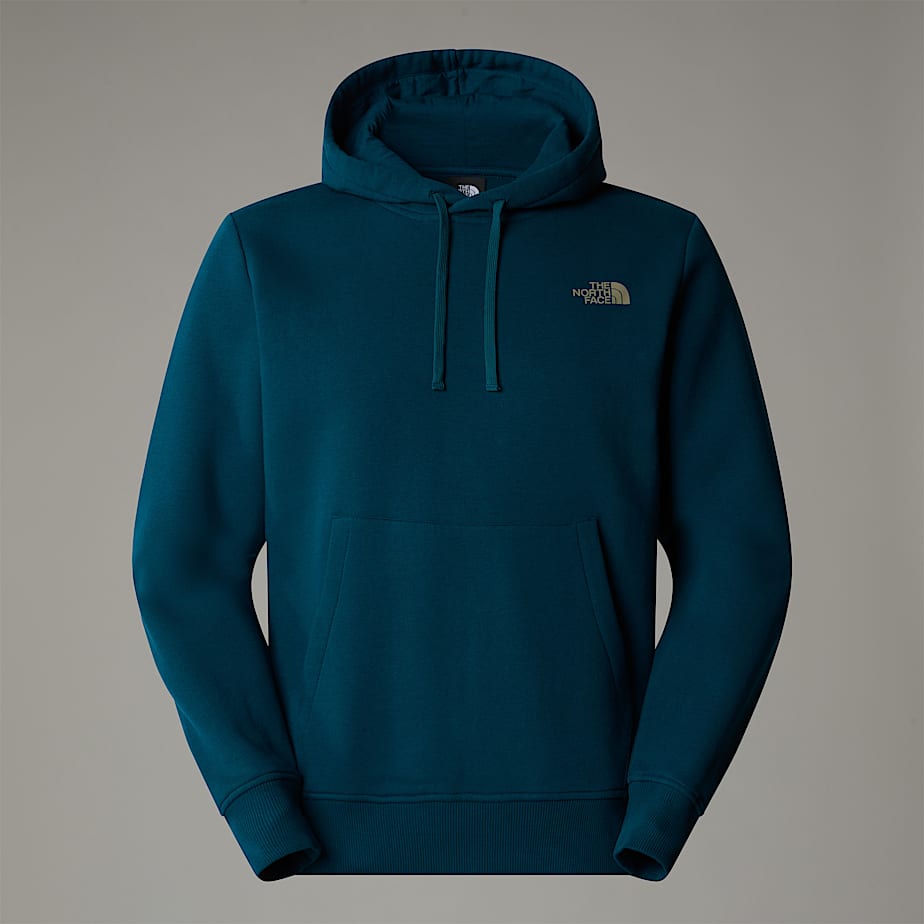 The North Face Topographic Hoodie Herr Marinblå | NF0A62W6H