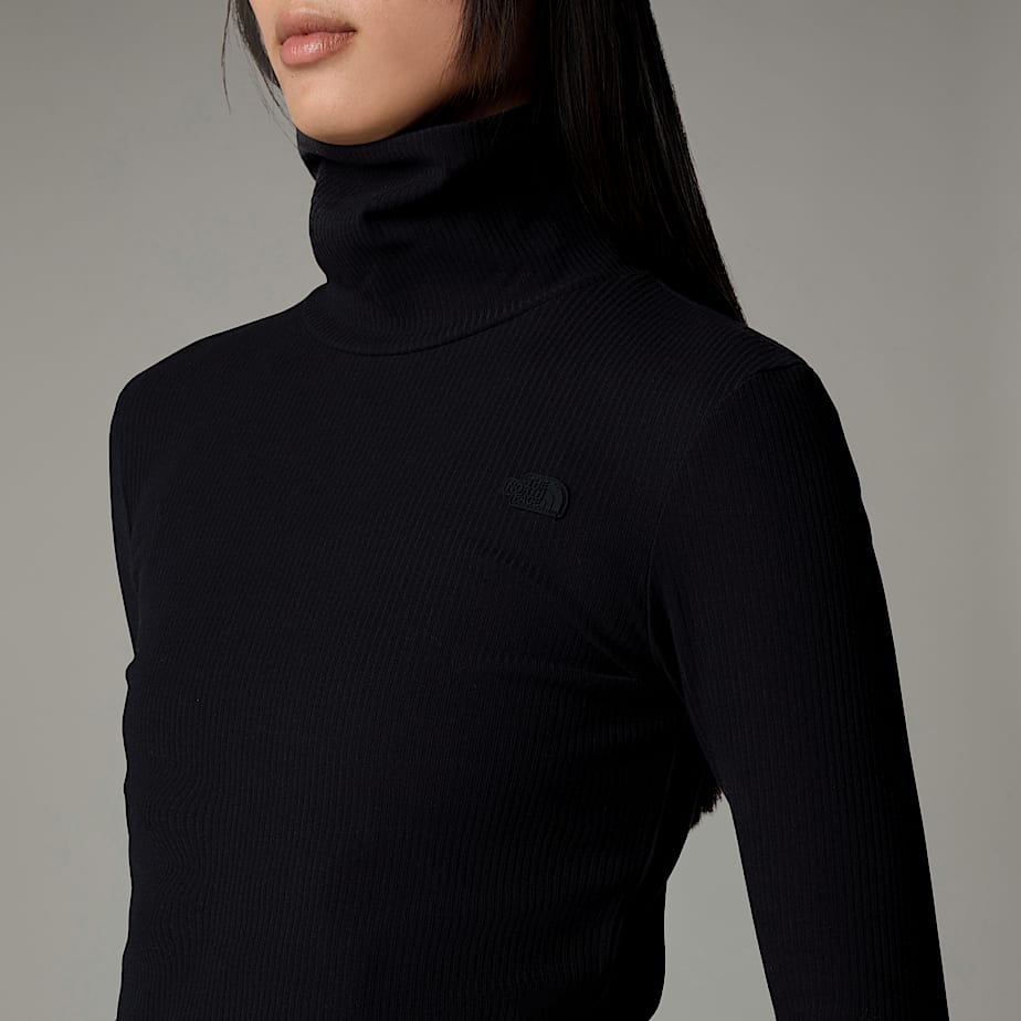 The North Face Turtleneck Long-Sleeve T-shirt Dam Svarta | NF0A50X3I