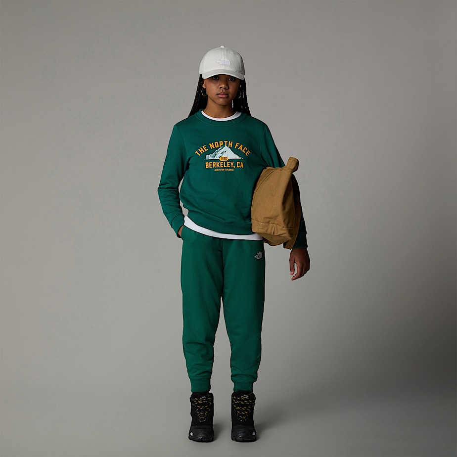 The North Face Varsity Graphic Relaxed Tröjor Barn Gröna | NF0A82S6Y