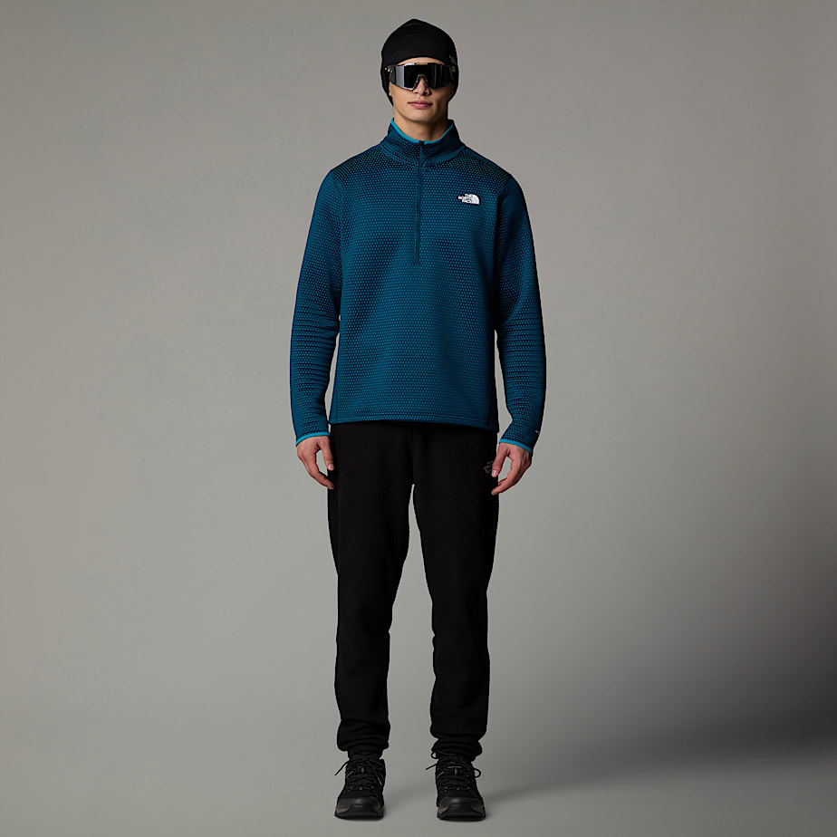 The North Face Vertical Thermal 1/4 Zip Fleece Pullover Herr Marinblå | NF0A16J2R