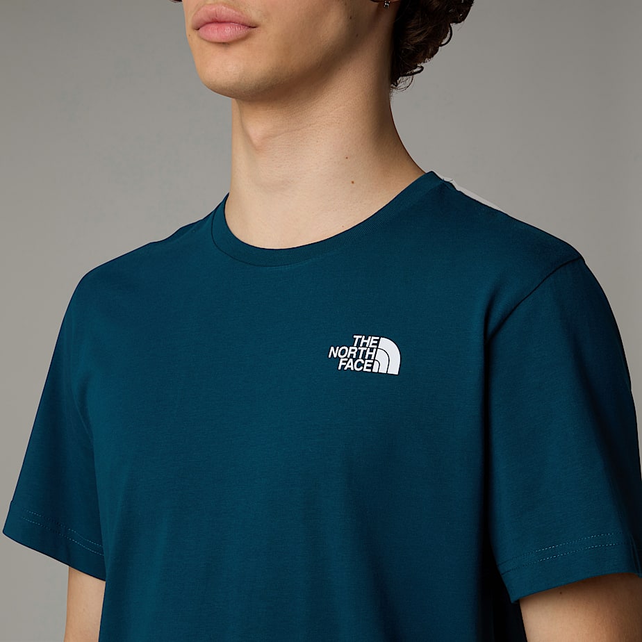 The North Face Vertical T-shirt Herr Marinblå | NF0A15U4T