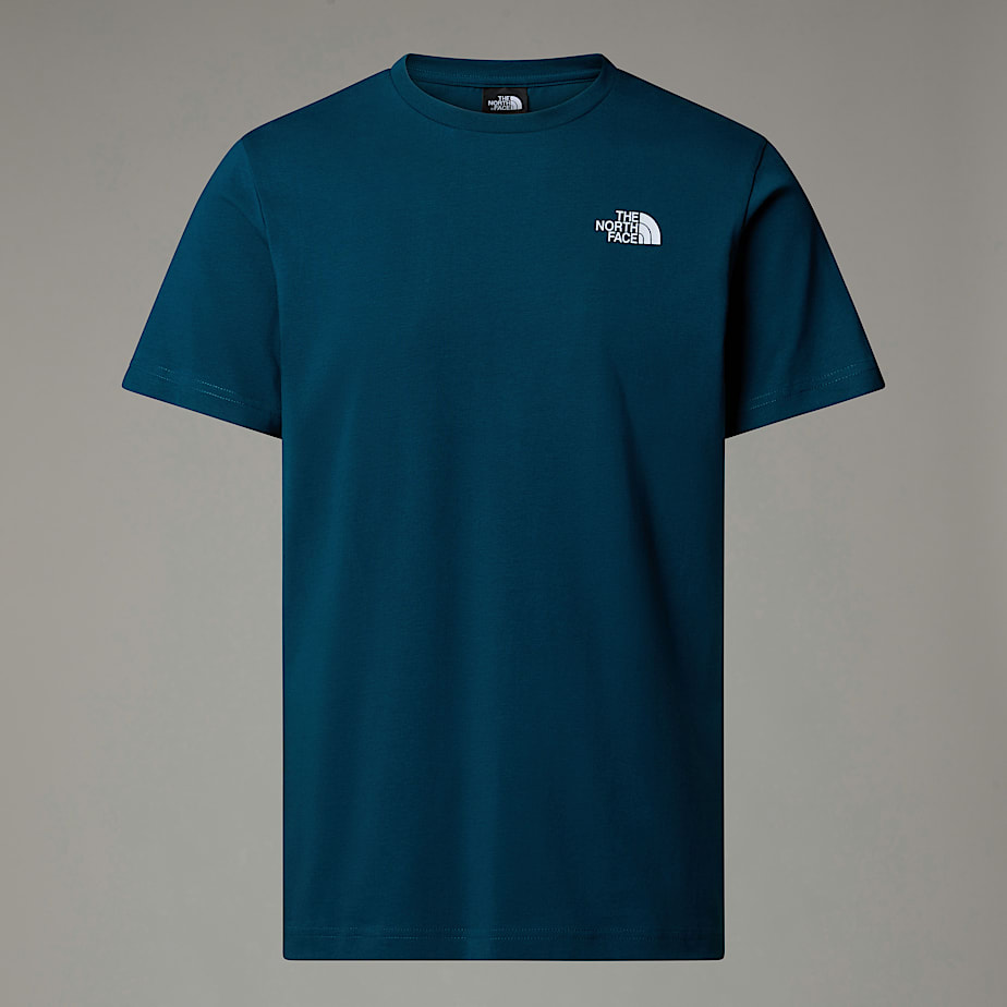 The North Face Vertical T-shirt Herr Marinblå | NF0A15U4T