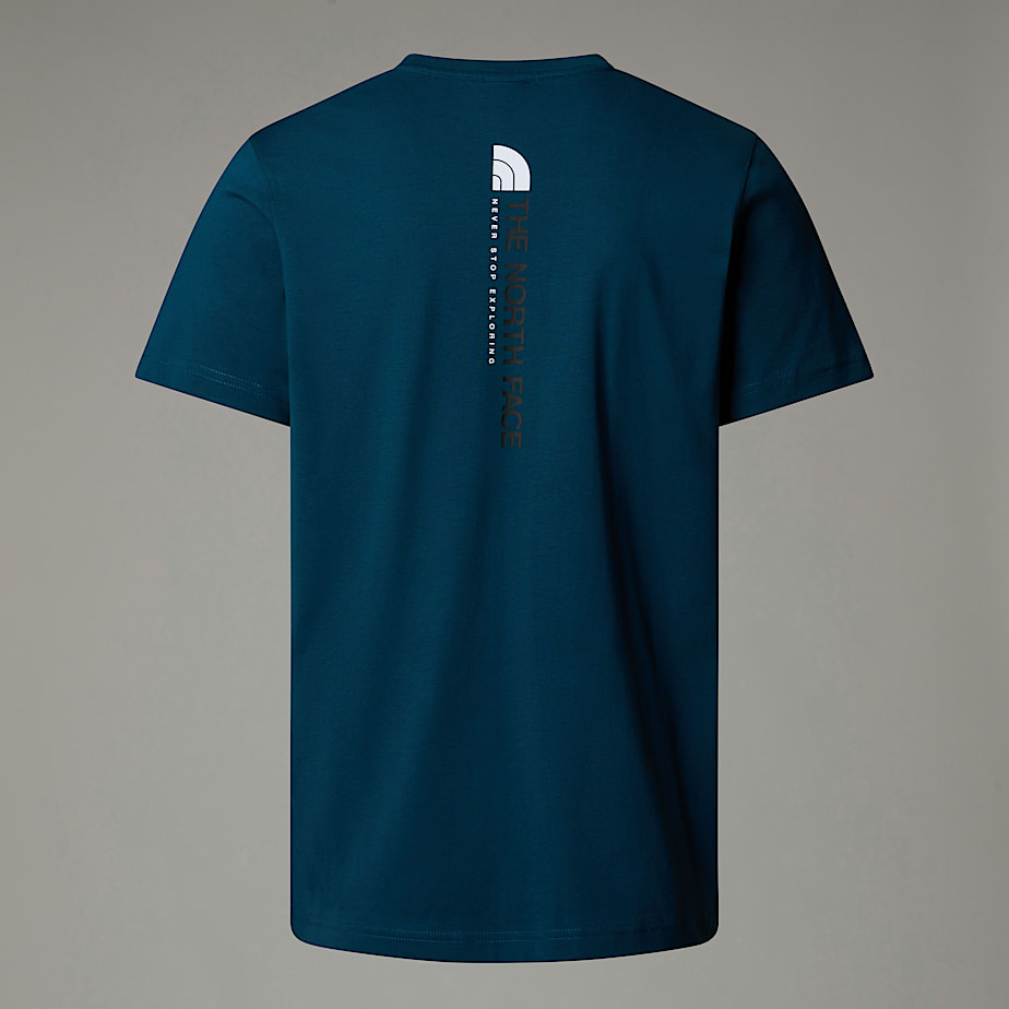 The North Face Vertical T-shirt Herr Marinblå | NF0A15U4T