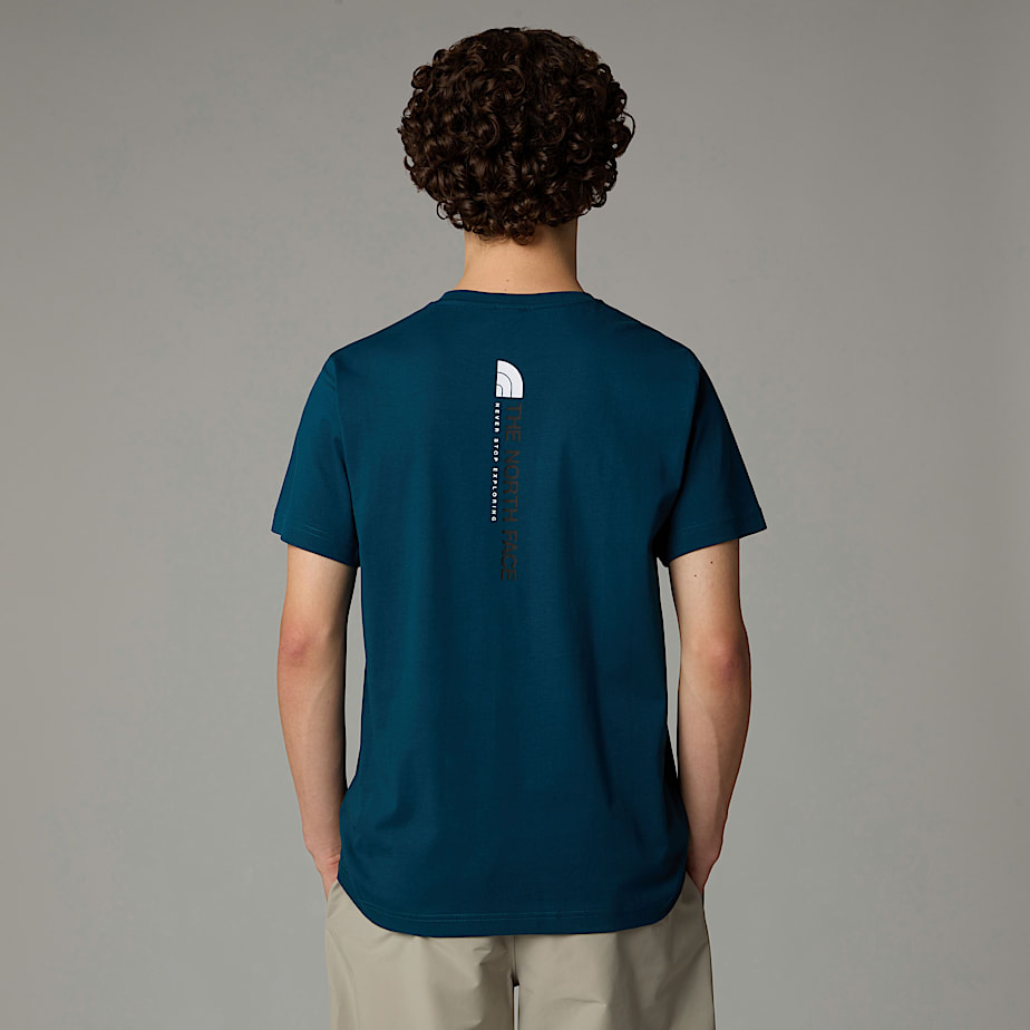 The North Face Vertical T-shirt Herr Marinblå | NF0A15U4T