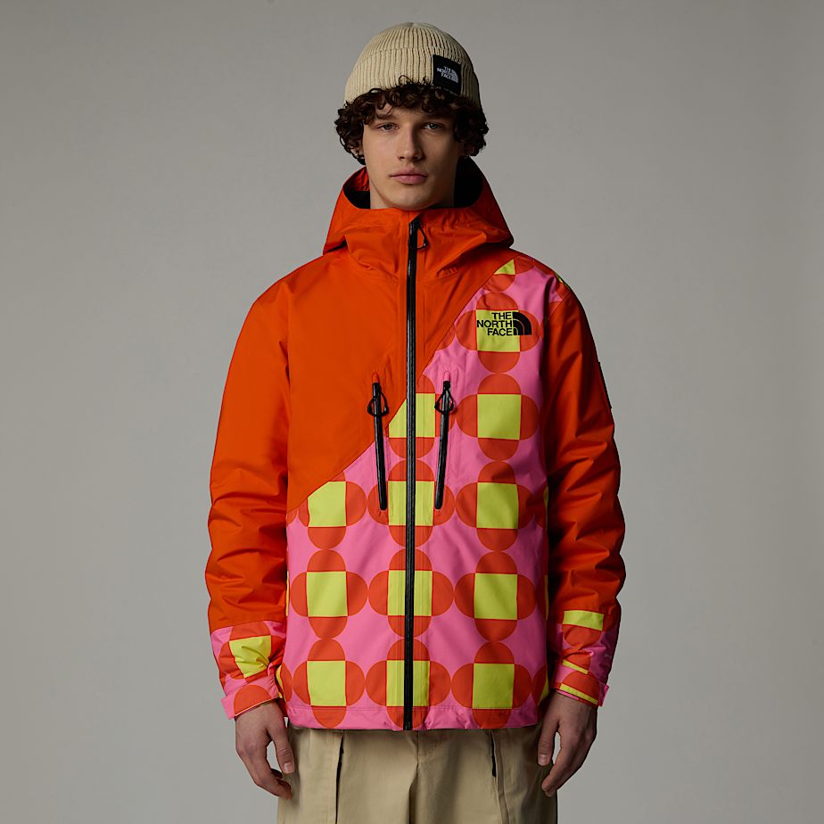 The North Face X Yinka Ilori Printed 2L Rain Skaljackor Dam Orange | NF0A96X3C